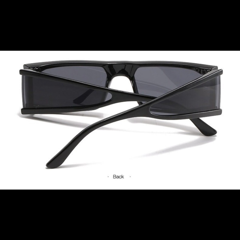 ๐ Rectangle Plastic Frame Sunglasses - Picture 4 of 6
